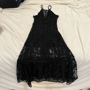 Free People Lace Midi Dress